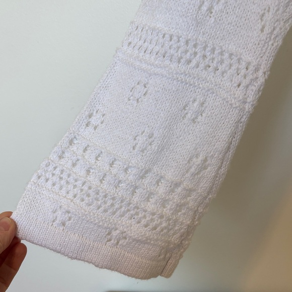 Torrid White Open-Knit Cardigan - Picture 8 of 11